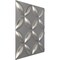 Ekena Millwork 19 5/8in. W x 19 5/8in. H Wallflower EnduraWall Decorative 3D Wall Panel Covers 2.67 Sq. Ft. WP20X20WACST - alternate 6